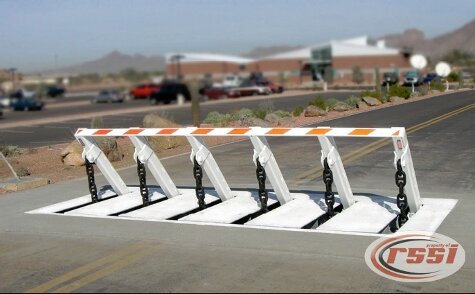 2000a Wedge Barriers Add Security to Your Site