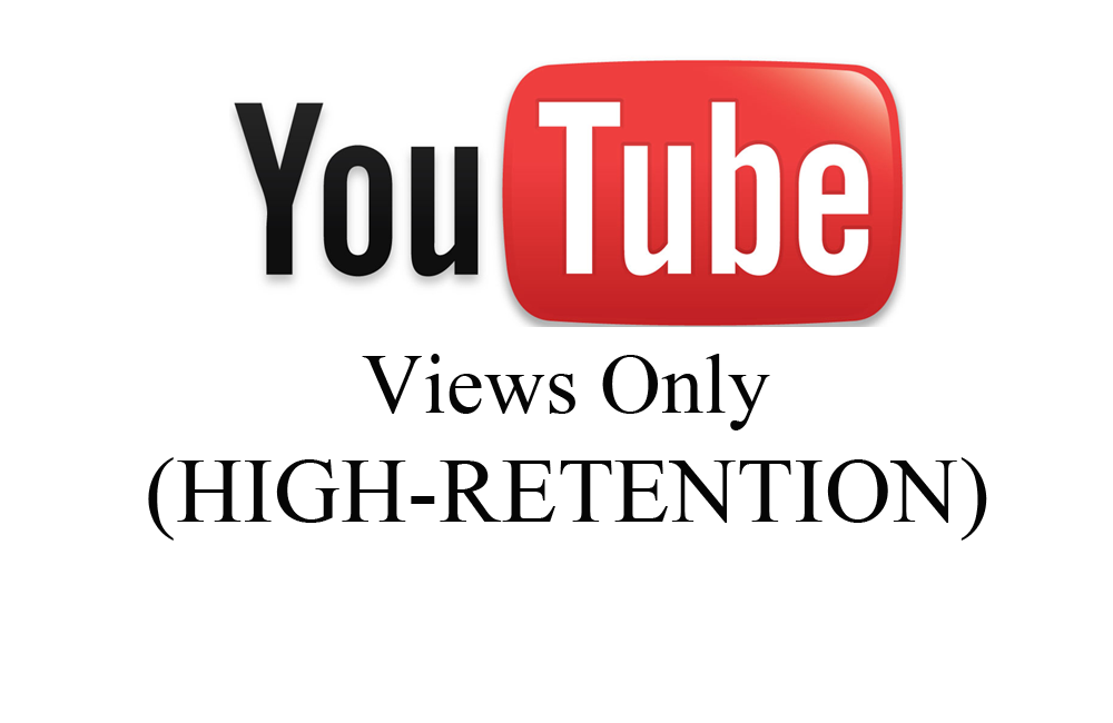 youtube logo views only high retention Get High Retention YouTube Views to Give Kick Start to Your Videos